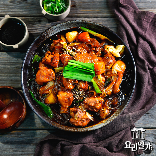우주스토어,요리일가 달콤 짭짤 국내산 간장 찜닭 500g 2인분 x 2팩