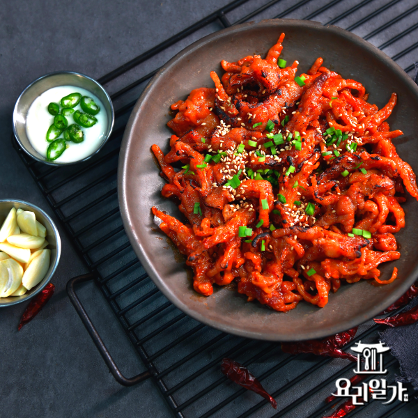 우주스토어,요리일가 직화로 구운 국내산 무뼈 직화불닭발 230g x 2팩