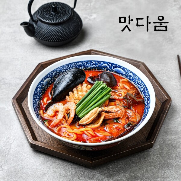우주스토어,맛다움 해물짬뽕 680g x 4팩
