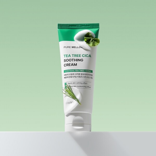 우주스토어,퓨어멜로우 티트리 시카 수딩 크림 100ml