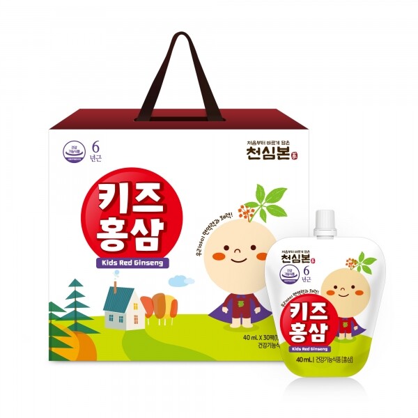 우주스토어,[가정의 달]천호엔케어 천심본 키즈홍삼 40MLx30팩