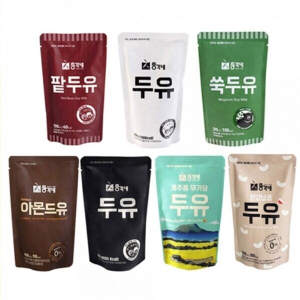 우주스토어,[5월 식품기획][총각네]국산 콩 서리태 콩물 약콩 전두유 다이어트 식사대용 맛있는 고칼슘 아몬드 단백질 무가당 무첨가 검은콩 팥 쑥두유190ml