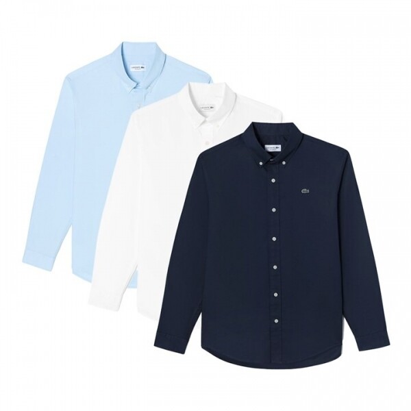 우주스토어,[라코스테] 25SS 남성 베이직 옥스포드 셔츠 CH954E-55G (3COLOR)